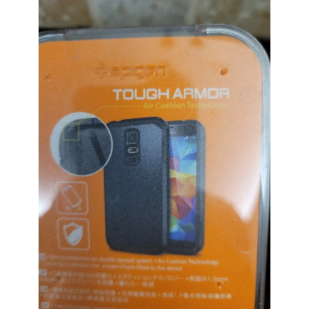 NEW WA Redskins Spigen Tough Armor Case For Galaxy S5 Air Cushion Technology
